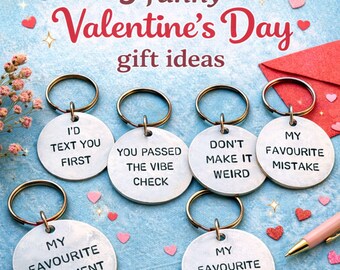 9 Valentines day gift ideas Personalised Keyrings