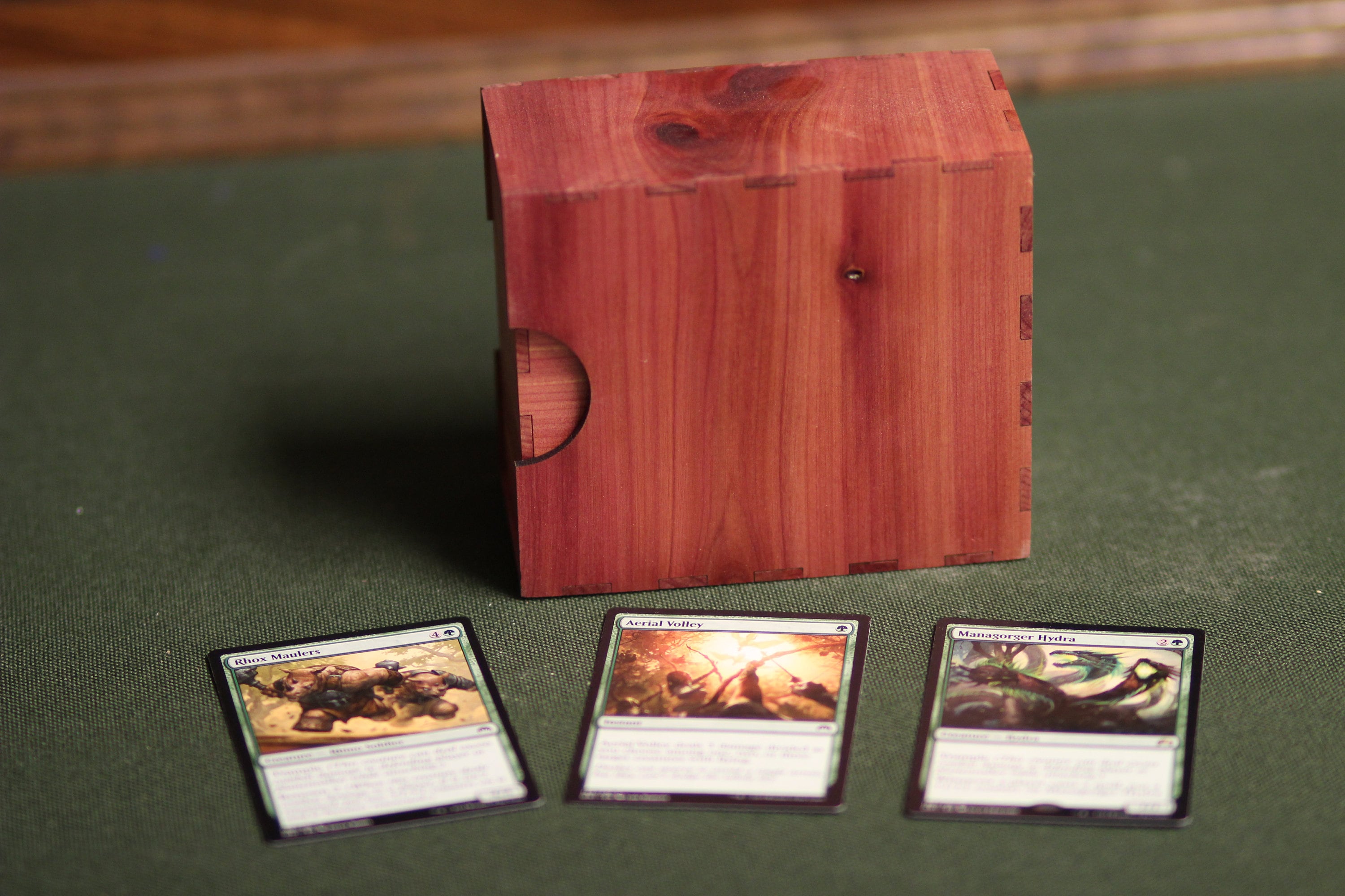 MTG Deck Box Standard or Commander Solid Wood Etsy