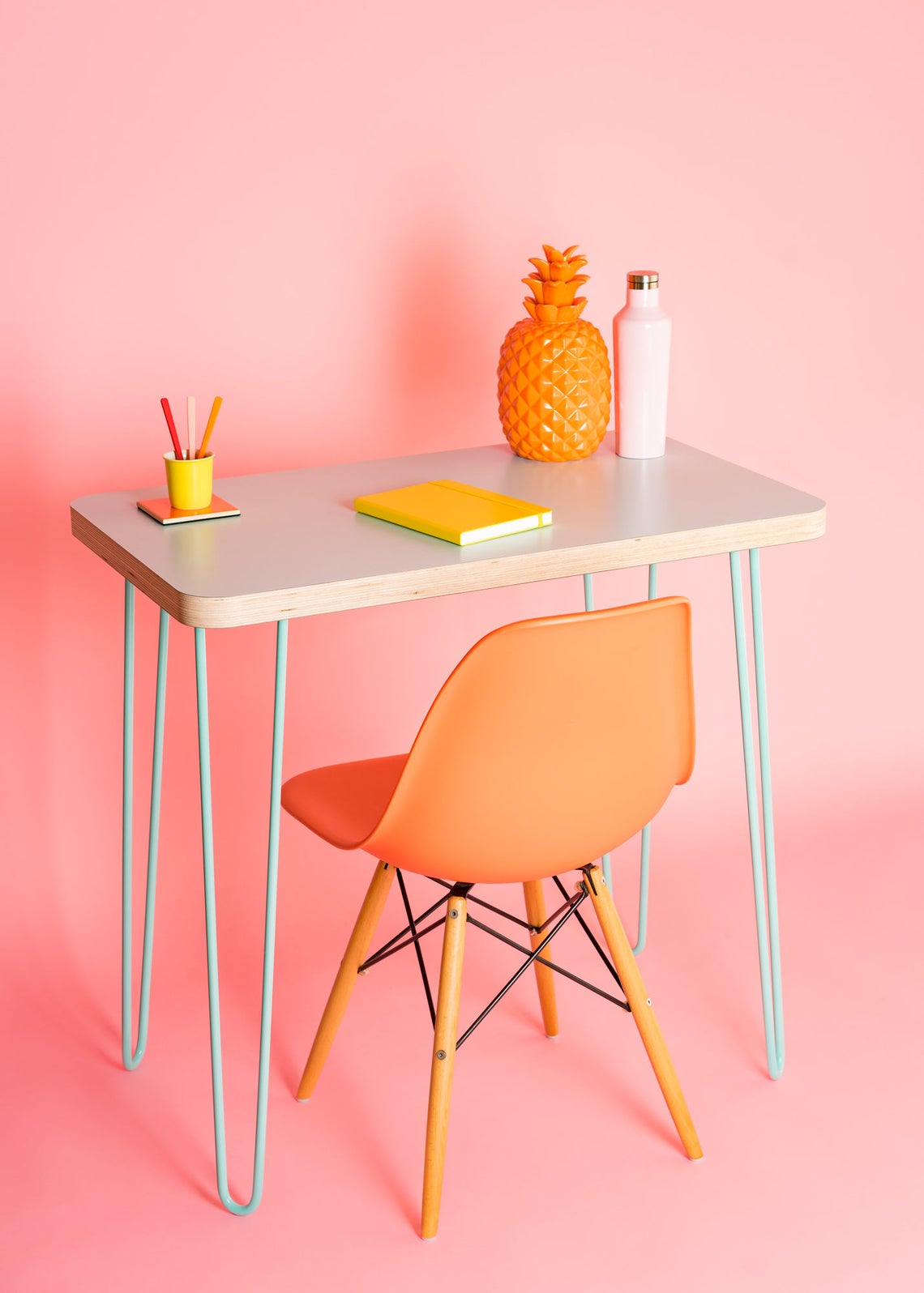 Colourful high quality lamintate and plywood Bespoke Desks. Etsy
