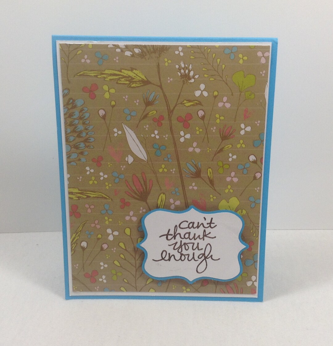 SET of 6 THANK YOU Cards Set - Etsy