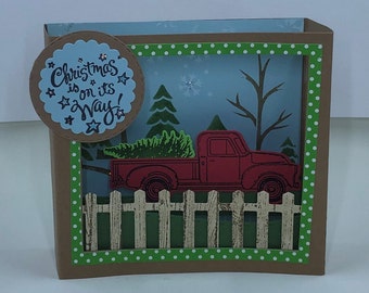 CHRISTMAS SHADOW BOX Card