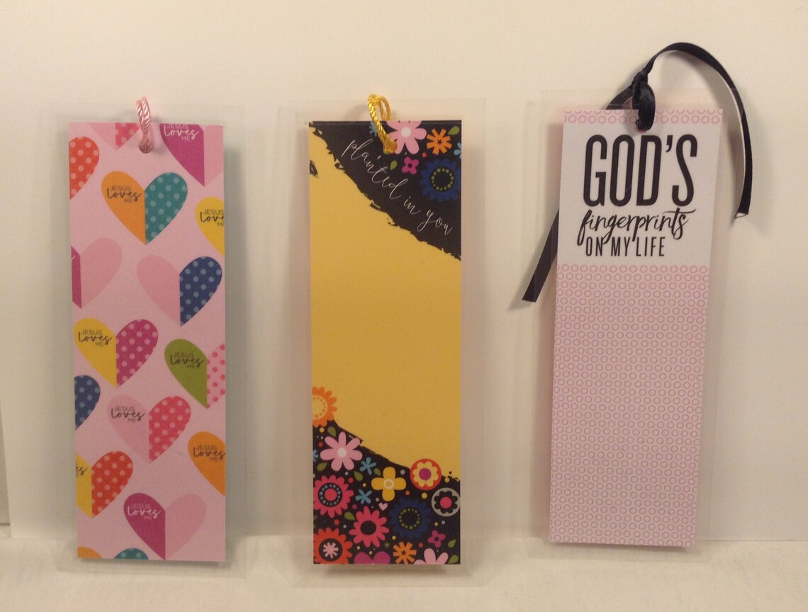 CHRISTIAN THEMED BOOKMARKS Etsy
