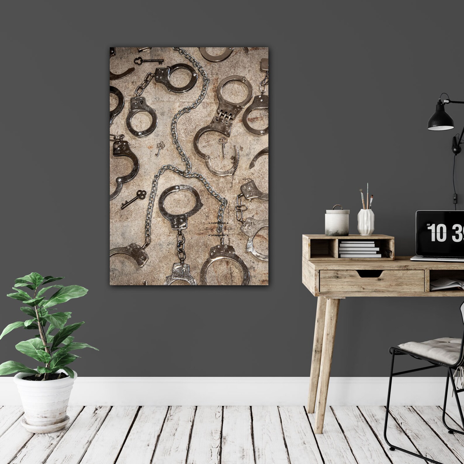 Photography Handcuffs Prints Handcuffs Canvas Metal Etsy