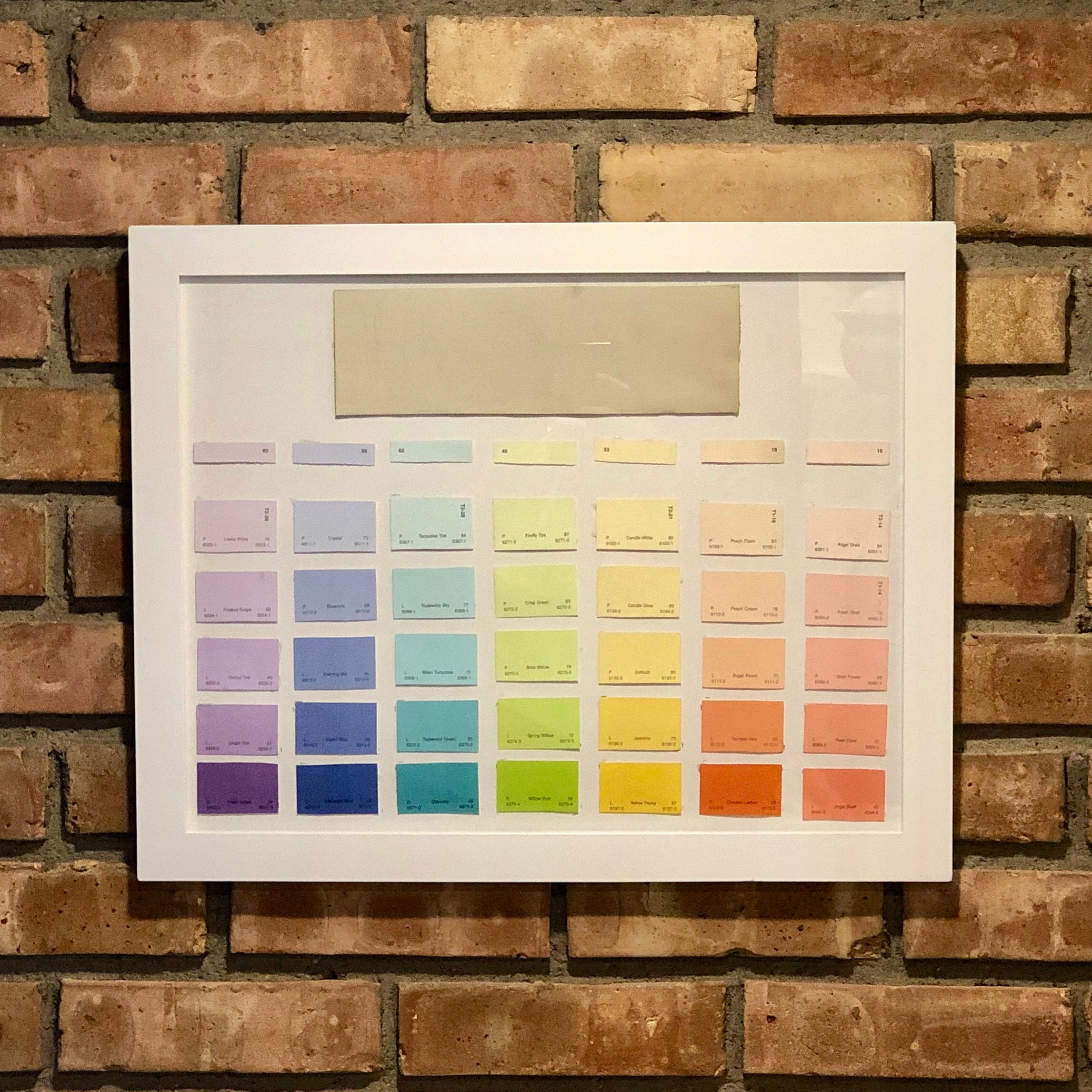 Customizable Reusable Pantone Wall Calendar With Dry Erase Etsy