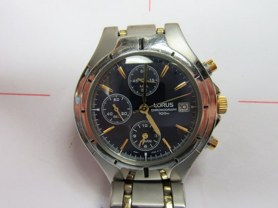 lorus vintage chronograph