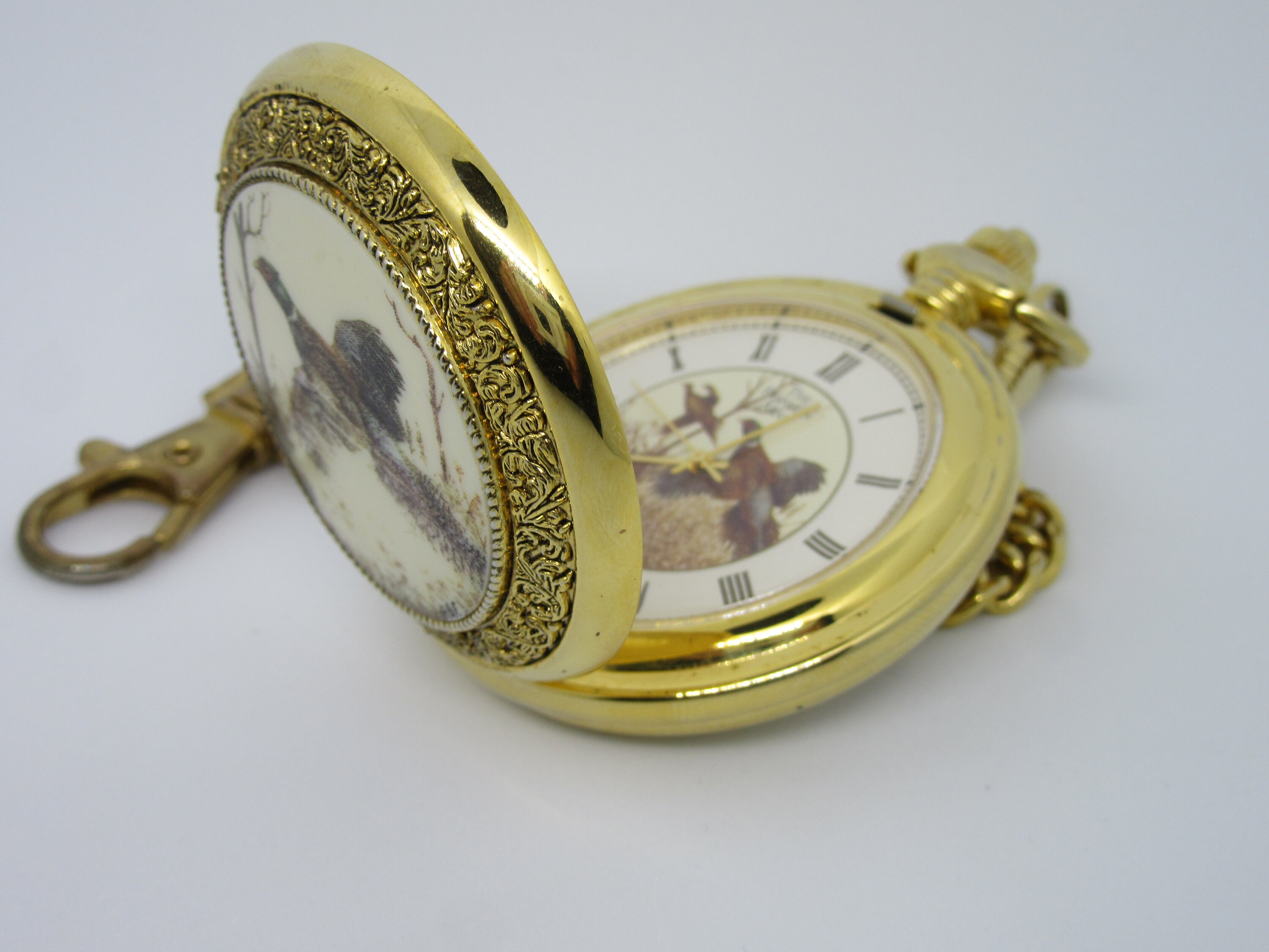 Vintage Pocket watch Franklin Mint Etsy
