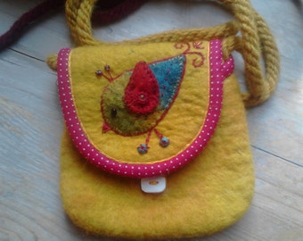 little felted bag for children