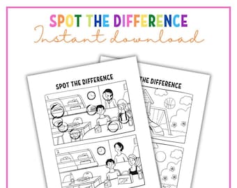 Spot the Difference | Preschool Worksheet
