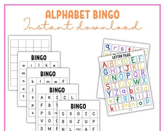 Alphabet Bingo - A Fun Way to Learn Uppercase and Lowercase Letters