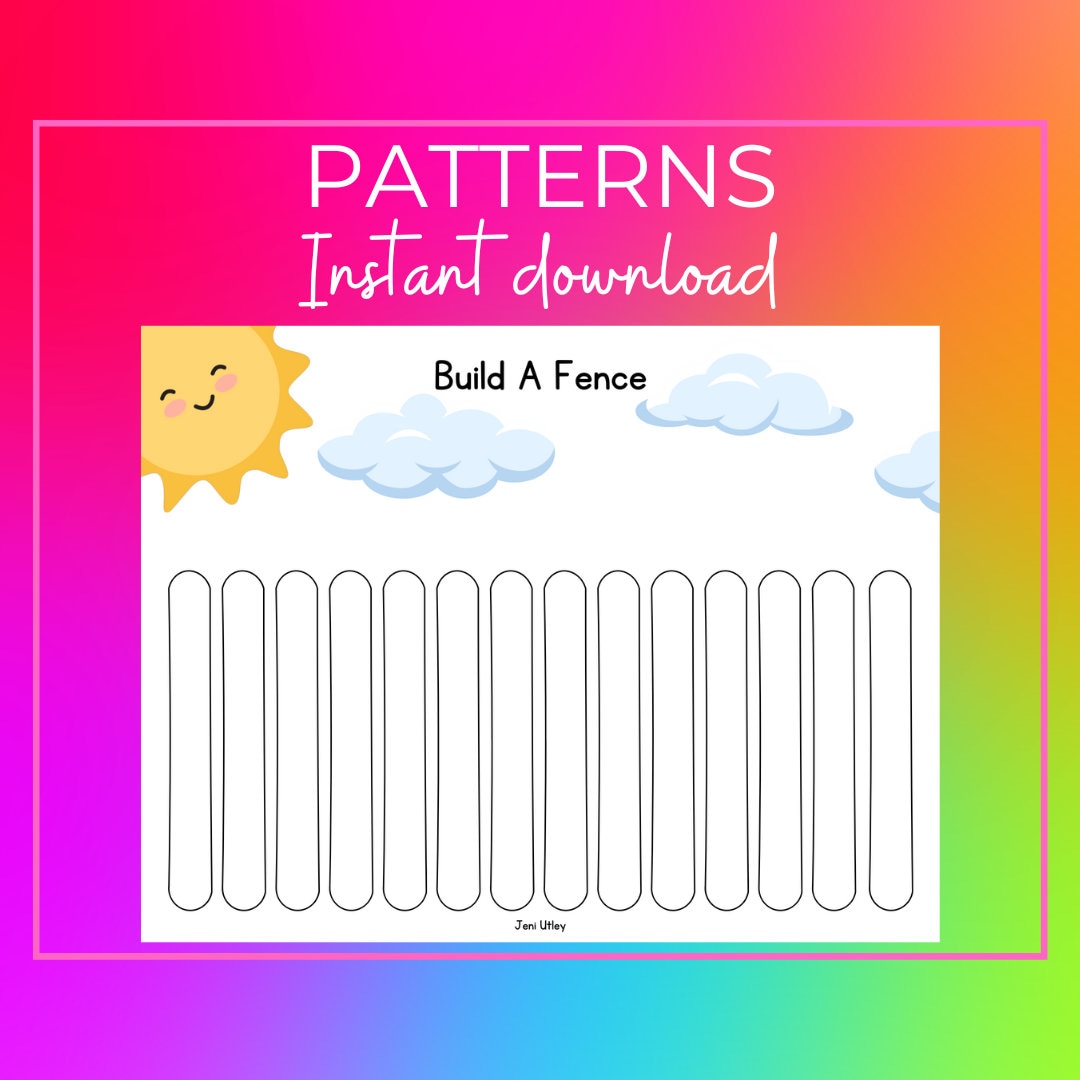 Patterns | Patterns for Preschoolers | Preschool Printable - Etsy