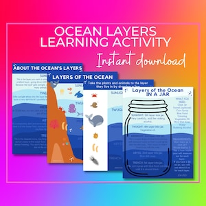 Ocean Learning Activity for Kids | Ocean Layers | Ocean Zones | Educational Activities for Kids | Preschool | Toddler