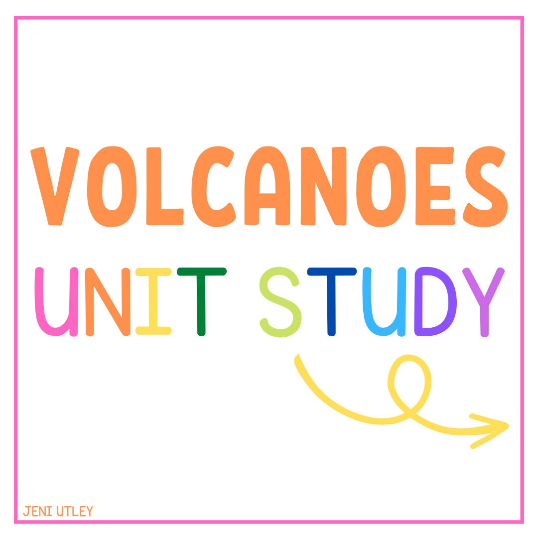 Volcano Unit Study for Preschoolers - Etsy