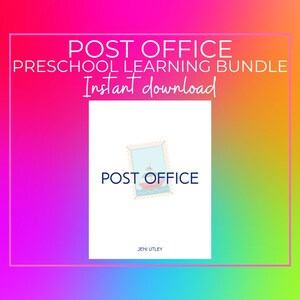 Post | Post | Briefträger | Lernpaket | Vorschule | PreK | Printables | Vorschul-Lernpaket | Zum Anfassen