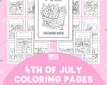 4th of July Coloring Pages | 15 Patriotic Printable Sheets for Kids | Independence Day Activity