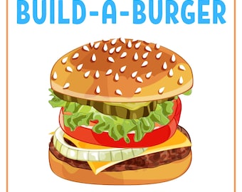 Build-A-Burger Preschool Activity