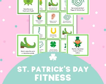 Leprechaun Fitness Activity | St. Patrick's Day Gross Motor Game (Printable)