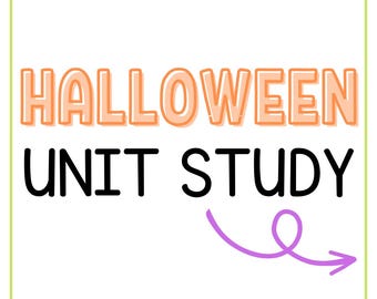 Halloween Preschool Activities | Printable Halloween Unit Study | Worksheets, Crafts, Science & Math for Homeschool or Classroom