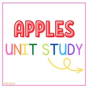Apple Unit Study for Preschool | Fall Activities, Apple Worksheets, Science, Math, Literacy & Art Centers