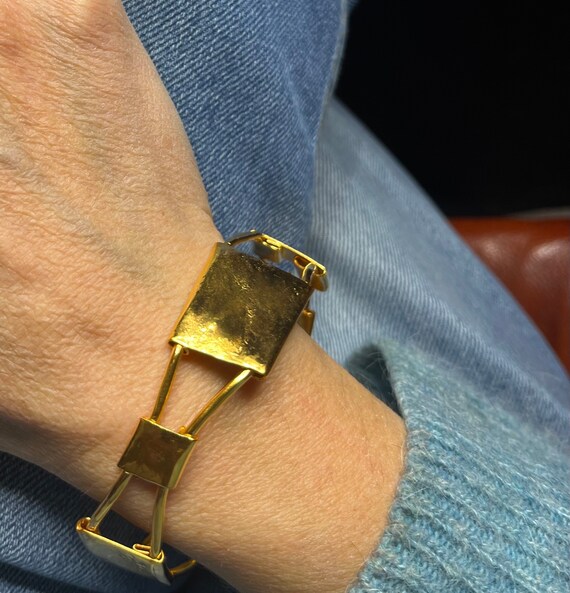 Bague Artisanale Française Dorée Or 24K - Créateur France - Occasion