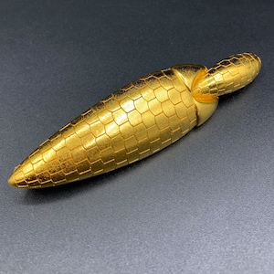 Brooch pin escada vintage 1990 dore gold