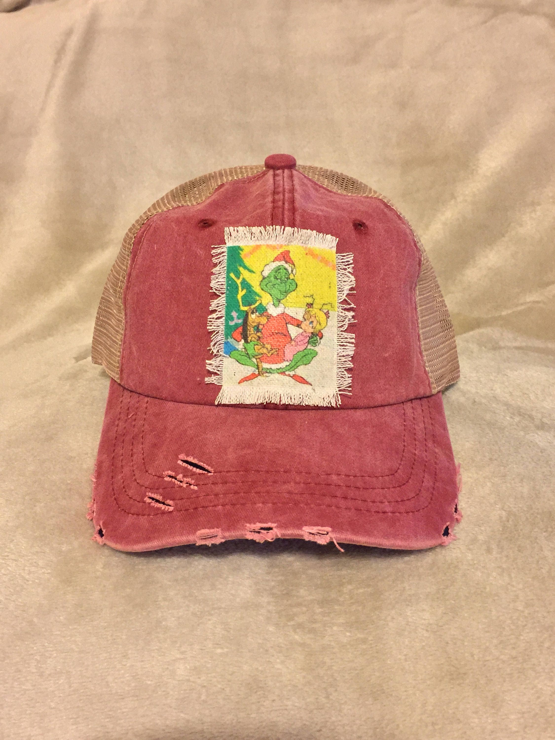 grinch baseball hat