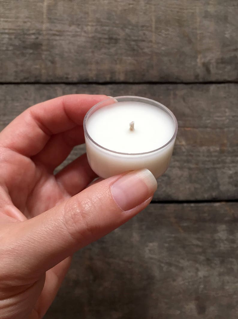 Tealight Sampler 4 Pack Soy Tea Lights Candle Samples Etsy