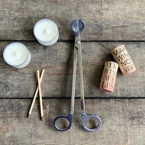 Wick Trimmer, Candle Wick Trimmer, Candle Scissors, Wick Scissors, Wick Cutter, Candle Tool, Candle Accessory, Silver, Wick Tool, Trim Wick