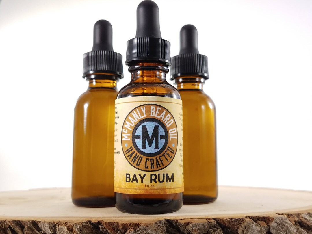 Bay Rum Beard Oil by Mcmanly Etsy