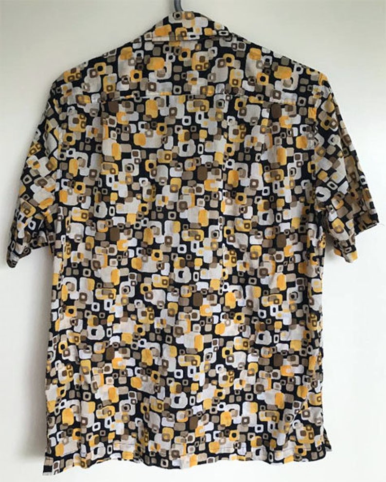 Men/'s Vintage Brandini Short Sleeve Shirt Small