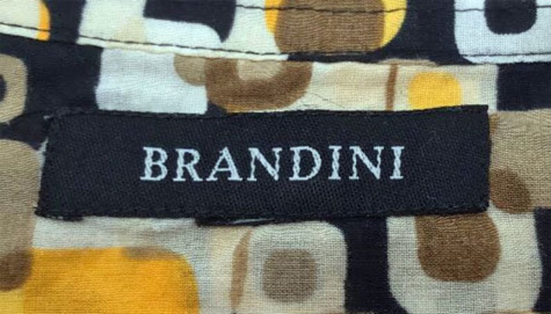 Men/'s Vintage Brandini Short Sleeve Shirt Small