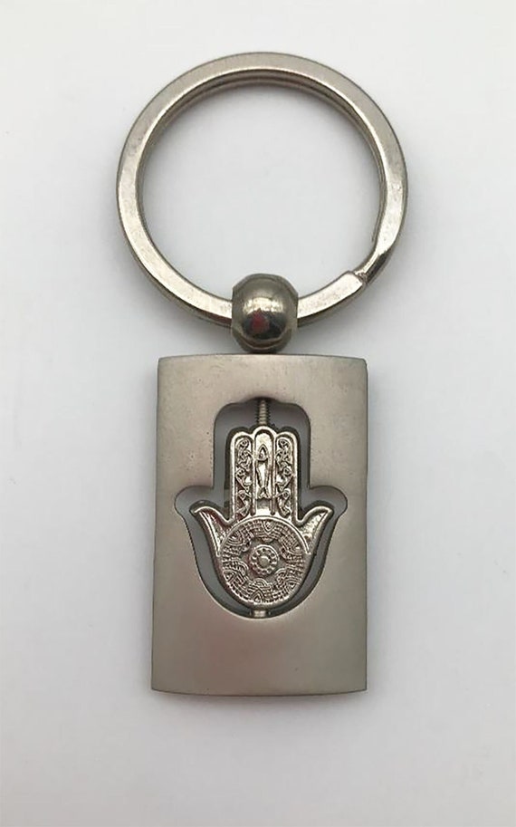 Spinning Hamsa Key Ring