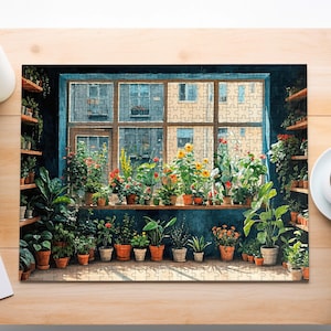 Miłośnik roślin Puzzle Szkółka Botaniczna Sklep z Kwiatami Piękny Sklep Malowanie Puzzle 252 lub 500 Elementów Trudny Prezent Puzzle