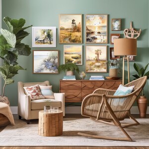 SCENES Gallery Wall Set Nature Watercolor Art Inspired by Where the Crawdads Sing Instant Download Decor Printables Gift for Book Lovers