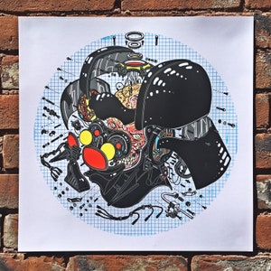 Vader Exploded View Screen Print