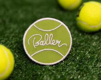 Embroidered Dog Patch | Baller | Tennis Ball