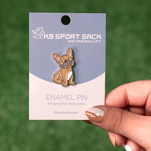Pin de esmalte Frenchie / Accesorios para perros