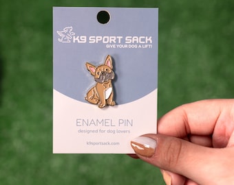 Frenchie Enamel Pin | Dog Accessories