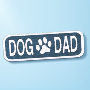 Geborduurde hondenpatch | Hond papa