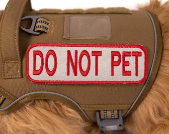 Embroidered Dog Patch | DO NOT PET