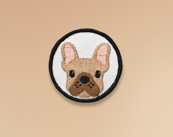 Embroidered Dog Patch | Frenchie