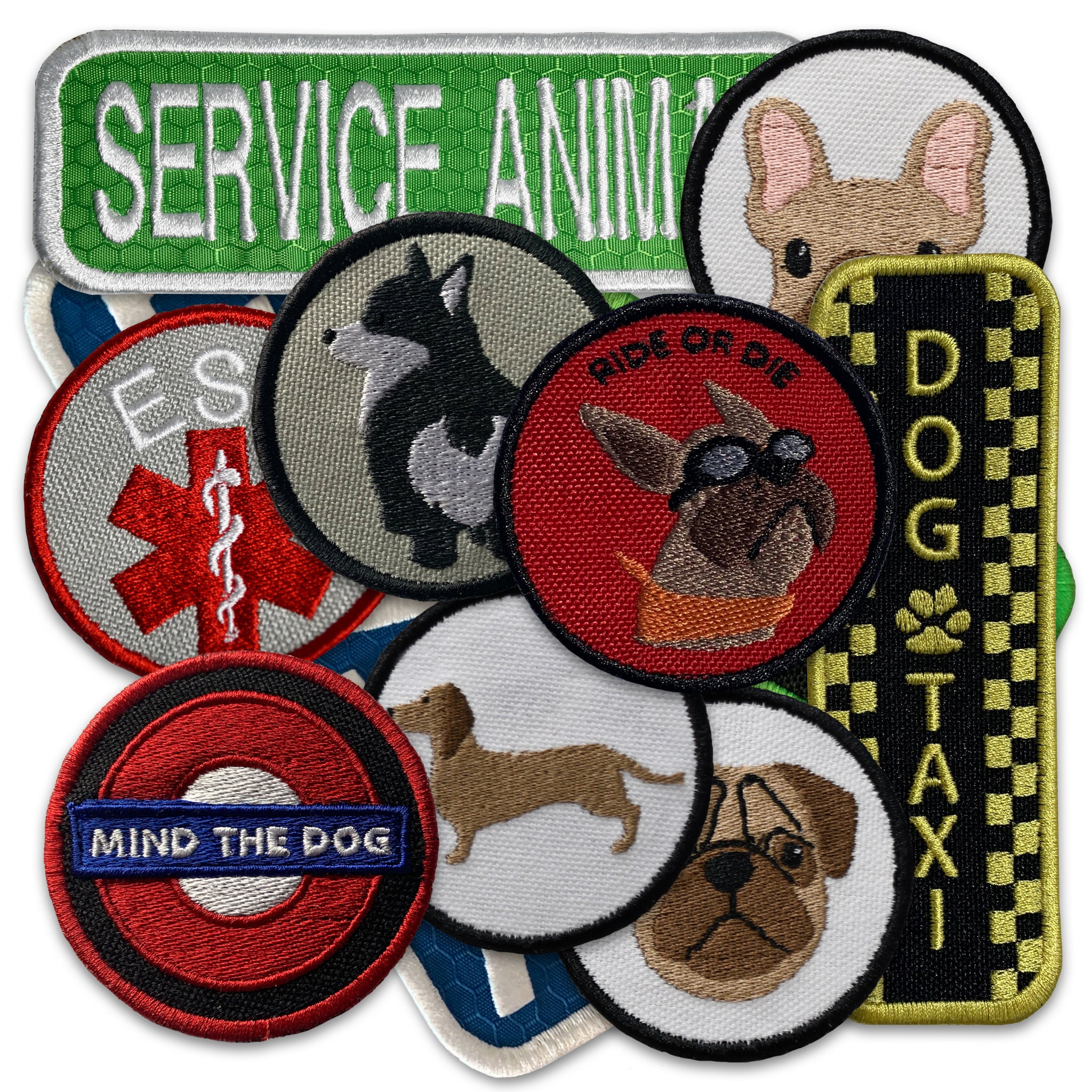 CUSTOM Embroidered Velcro Patch - DO NOT PET – Bing's Pets