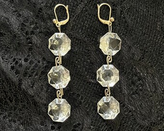 Crystal drop earrings