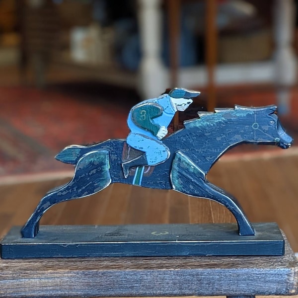 Wooden Horse Race Game Etsy