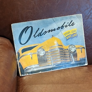 1941 Oldsmobile Special Cruiser Brochure, Collectable, Automobilia, Car Brochures, Vintage Cars, Advertising, Gift, Decor