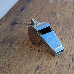 Vintage Boy Scouts of Canada Whistle, Collectable, Metal Whistle, Collectable Whistle, Gift, Decor
