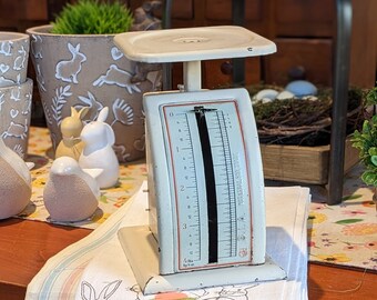 アンティークレタースケール バウハウス Marianne Brandt Bauhaus Decorative Blue Avantgarde Letter Scale attributed