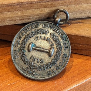 1918 Medley Race 2nd Place Medallion