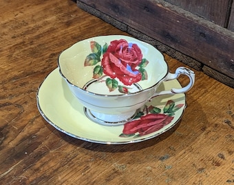 Paragon Double Warrant Tea Cup And Saucer Signed