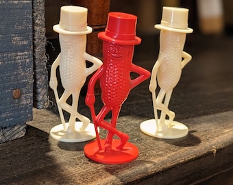 Vintage Mr. Peanut Salt & Pepper Shakers: Planters Collectible Set