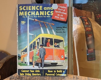 April 1954 Science and Mechanics Magazine